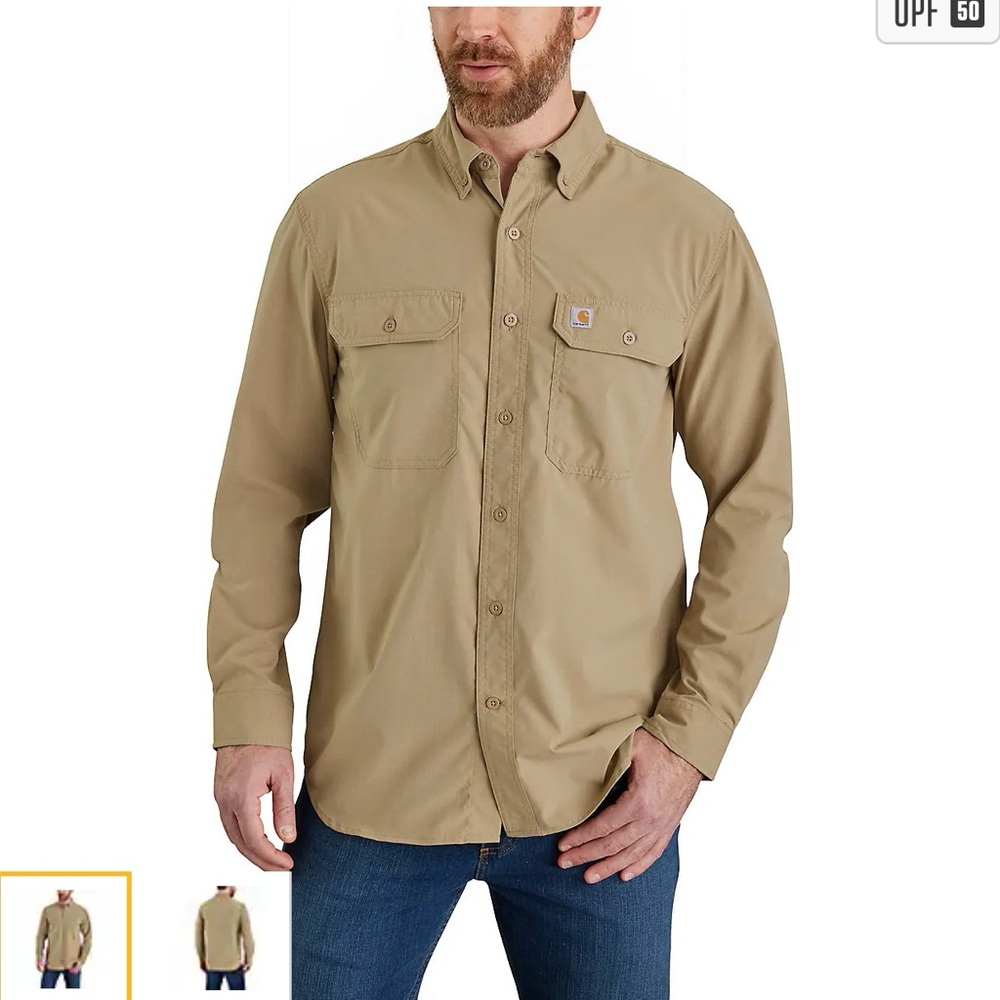 CARHARTT FORCE® RELAXED FIT LONG SLEEVED FR SHIRT Size XL